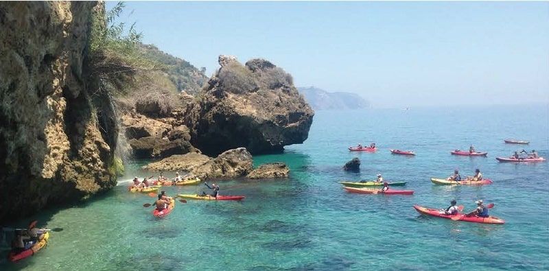 Viaje escolar fin de curso aventura en Granada 4 días: kayak