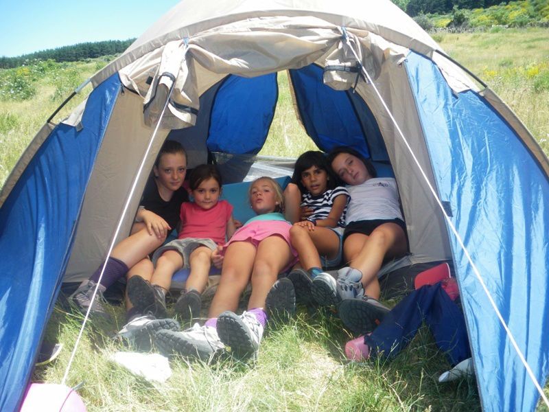 Campamento de verano de naturaleza con inglés en Segovia: Acampada