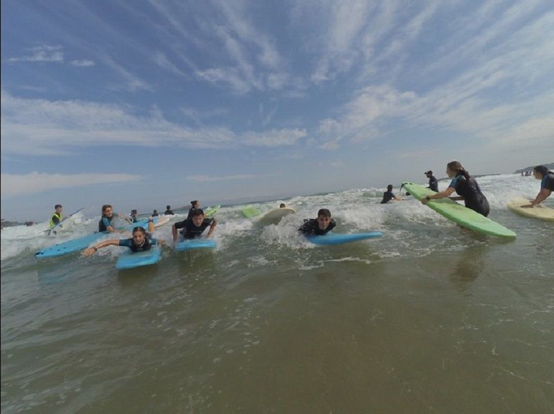 Campamento de verano Surf con Inglés en Santander