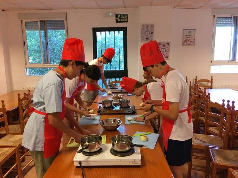 Campamento de Cocina en Jaén: Clases de cocina 1